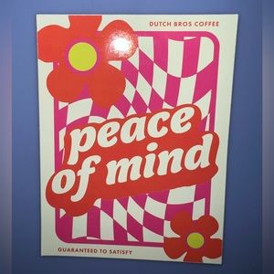 Dutch Bros Peace Of Mind Sticker